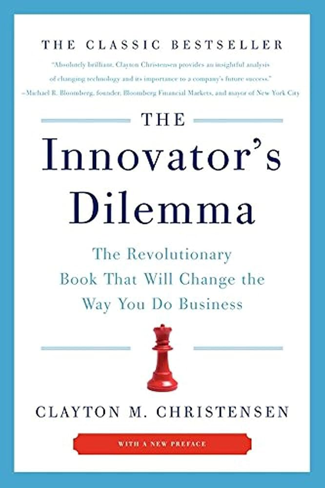 Book cover for Innovator's Dilemma